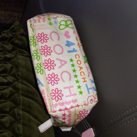 Coach Cream and Multicolor Shoulder Bag - Picture 3 of 5